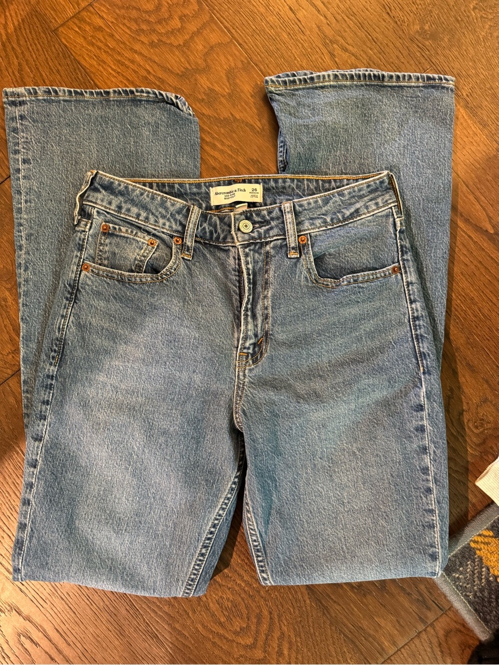 Abercrombie & Fitch Light Blue Boot Cut Jeans